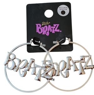 Spencer's Bratz Logo Hoop Earrings